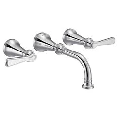 Moen TS44104 Two-Handle Wall Mount Bathroom Faucet