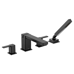 Moen Two-Handle Roman Tub Faucet Includes Hand Shower - Image 2