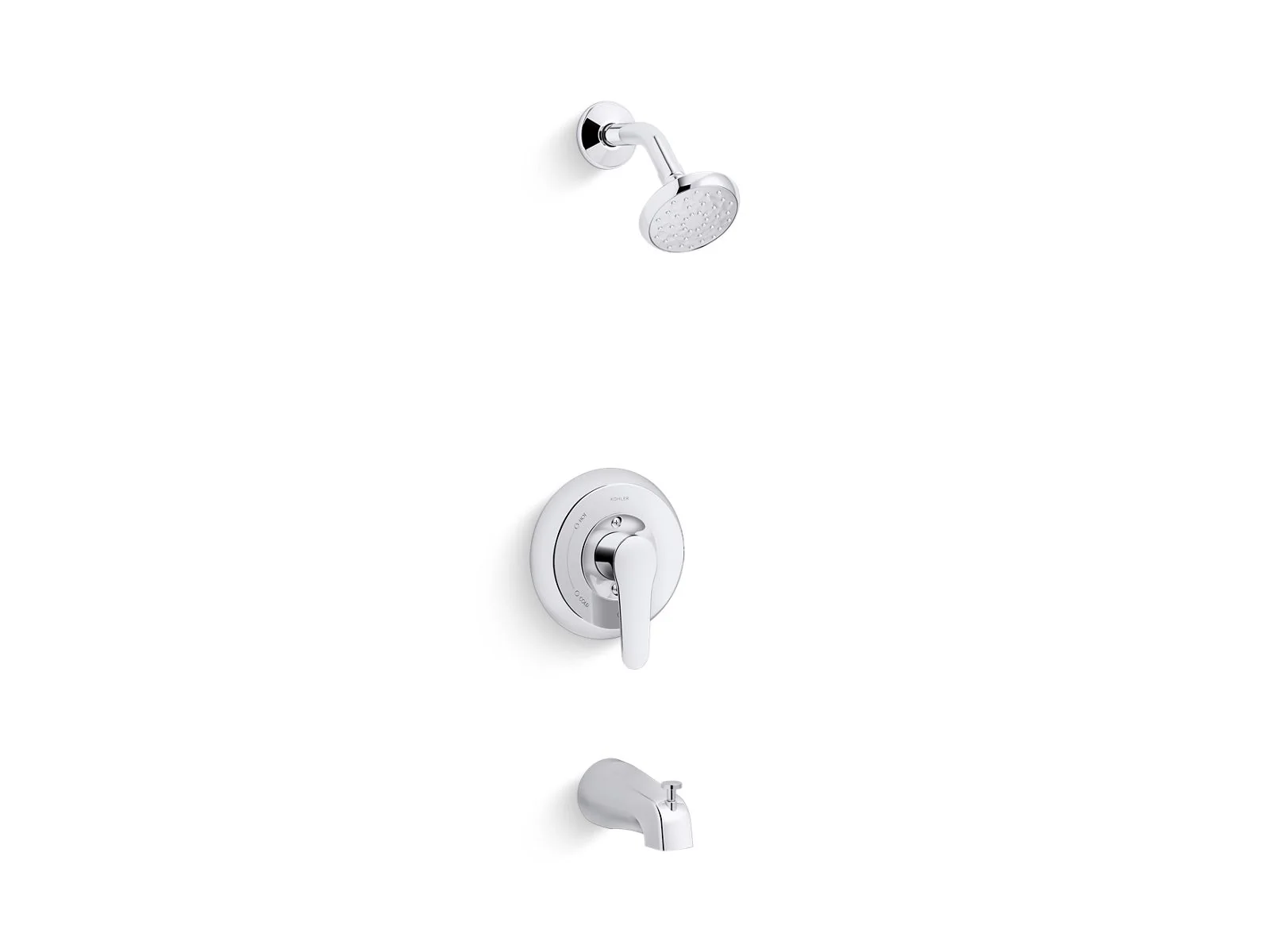 KOHLER K-TS98006-4G July Rite-Temp bath and shower trim kit, 1.75 gpm