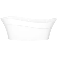 Victoria+Albert PES Pescadero 67" x 32" Freestanding Soaking Bathtub With Void - Image 3
