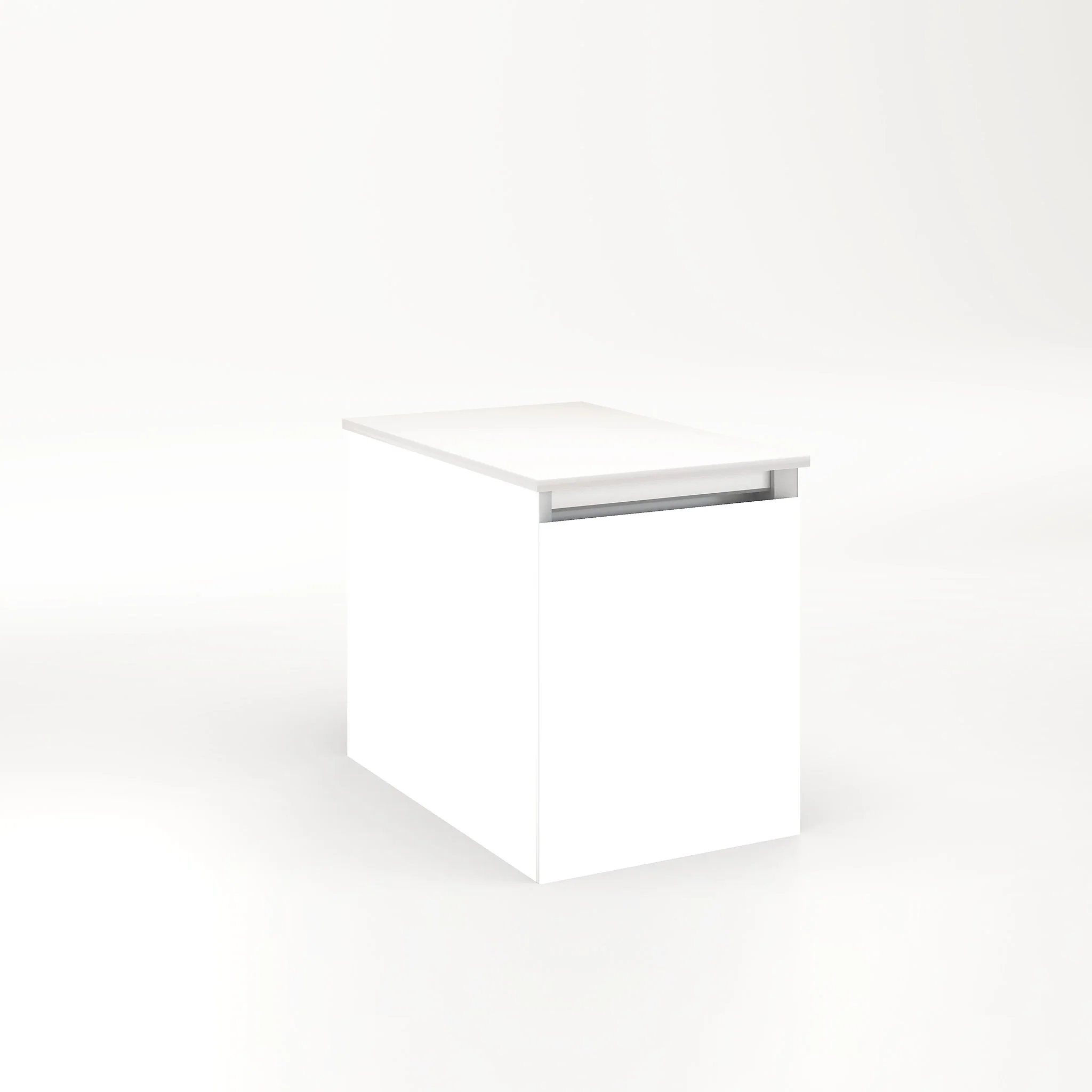 robern VM12H2D18F21S Cartesian Vanity, 12" x 15" x 18", White, Full Drawer, Selectable Night Light, 2700K/4000K Temperature (Warm/Cool Light)