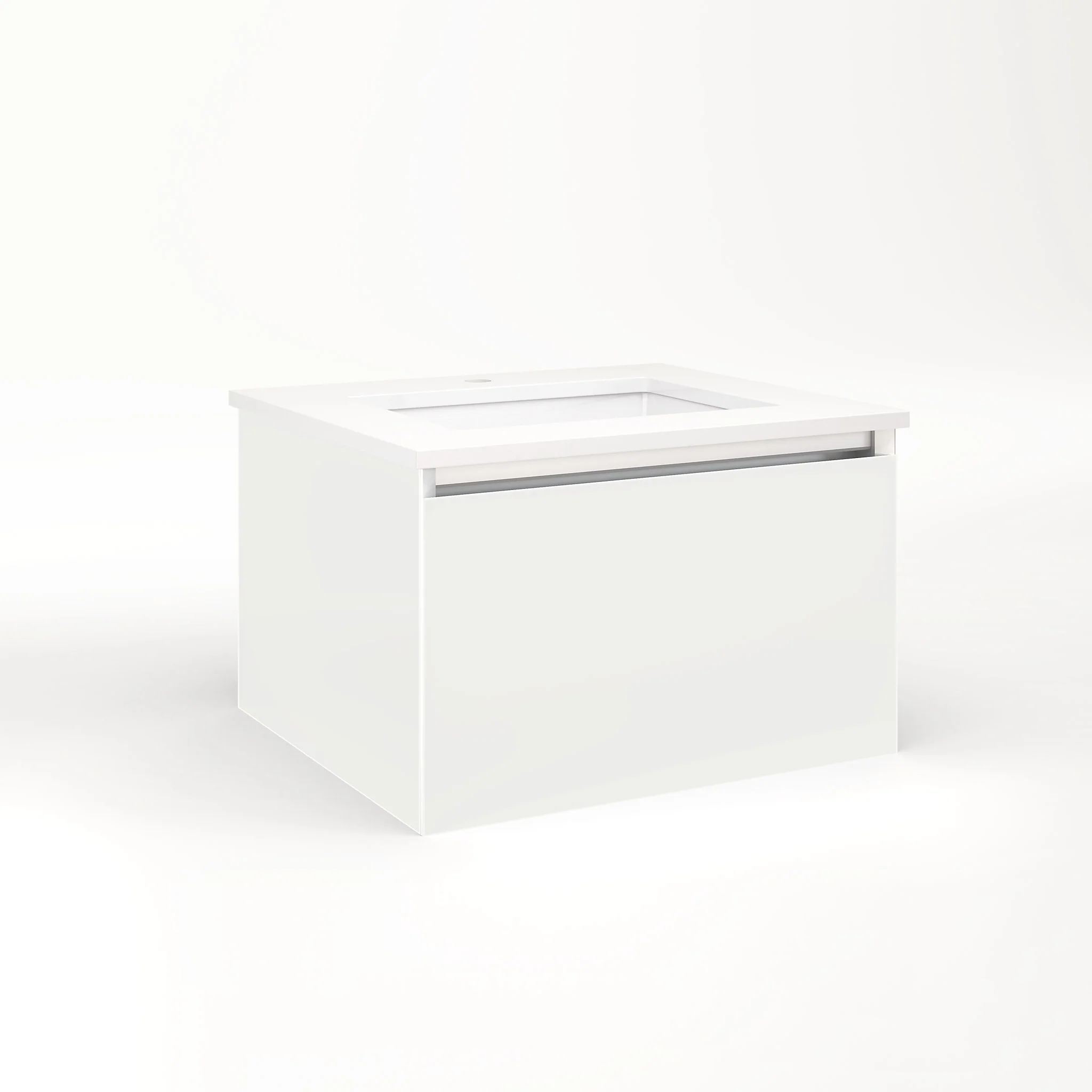 robern VM24H2D21F22L Cartesian Vanity, 24" x 15" x 21", Beach, Full Drawer, Night Light, 5000K Temperature (Cool Light)