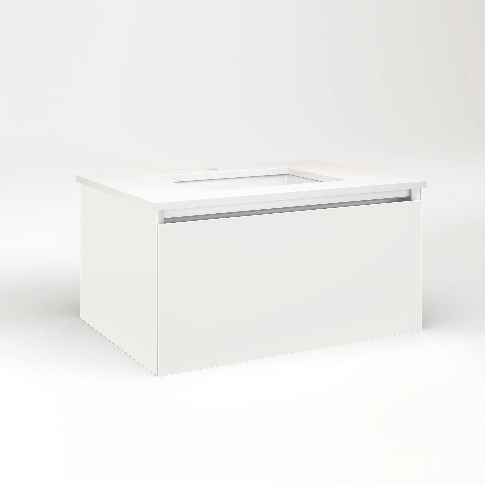 robern VM30H2D21P22L Cartesian Vanity, 30" x 15" x 21", Beach, Plumbing Drawer, Night Light, 5000K Temperature (Cool Light)