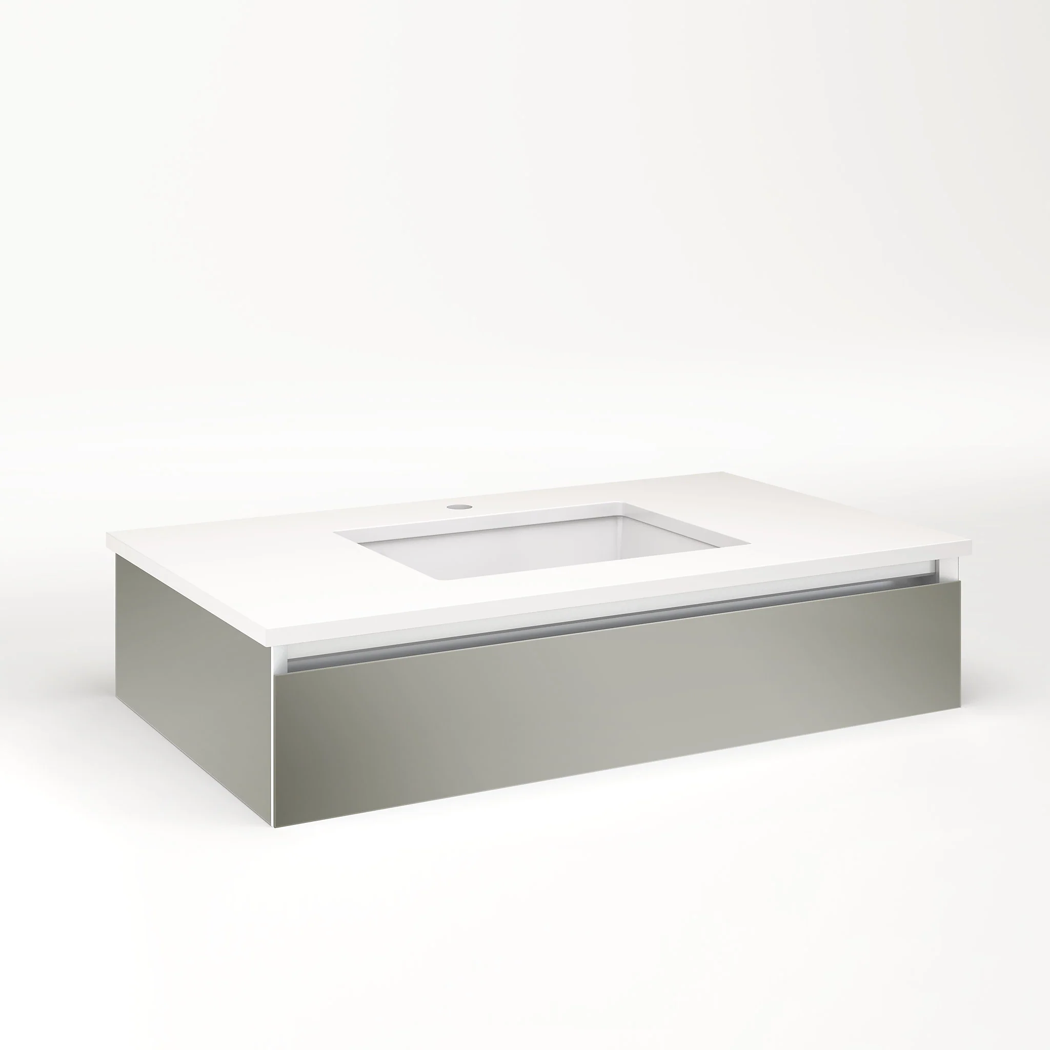 robern VM36H1D21P10S Cartesian Vanity, 36" x 7-1/2" x 21", Mirror, Plumbing Drawer, Selectable Night Light, 2700K/4000K Temperature (Warm/Cool Light)