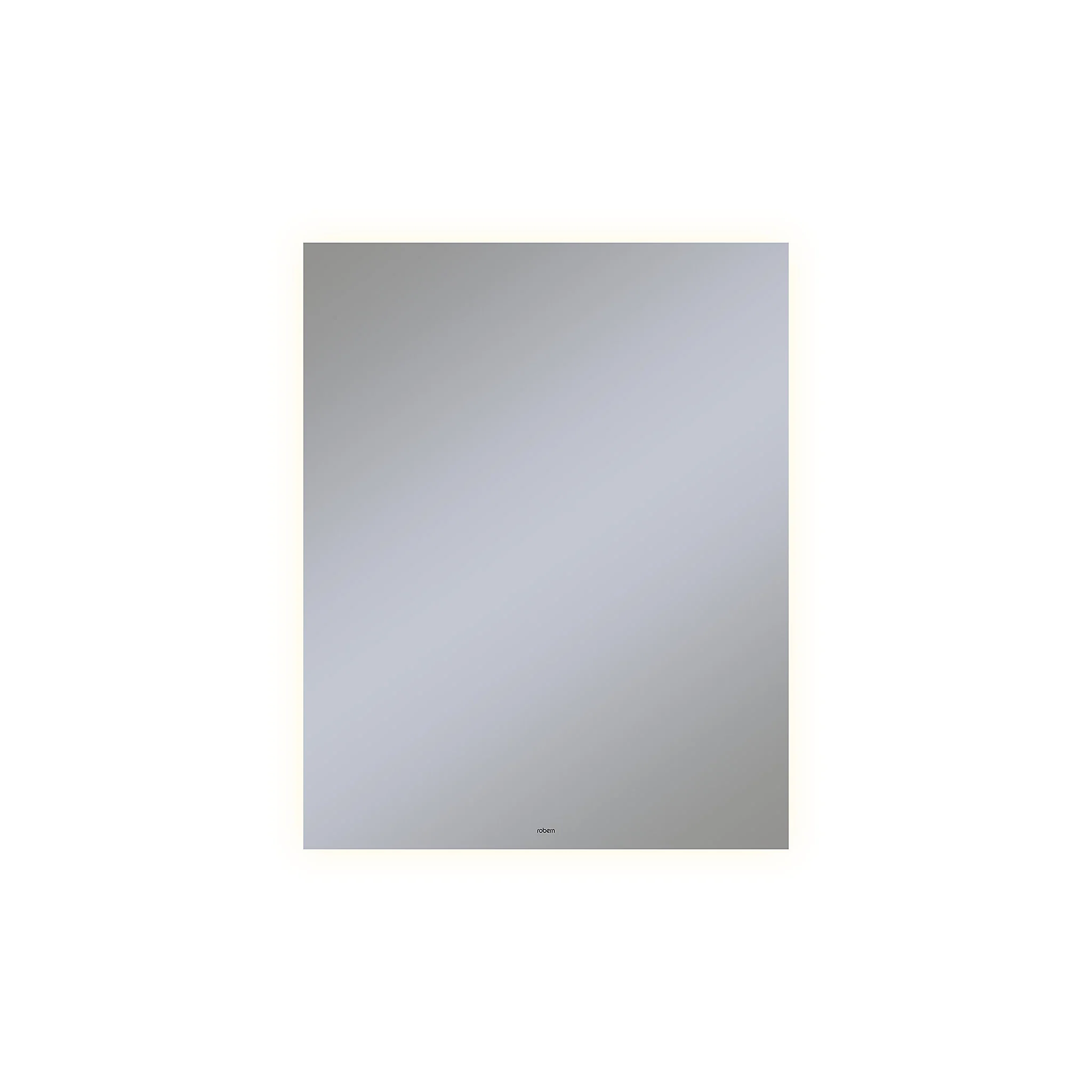 robern YM2430RGFPD3 Vitality Lighted Mirror, 24" x 30" x 1-3/4", Rectangle, Glow Light Pattern, 2700K Temperature (Warm Light), Dimmable, Defogger