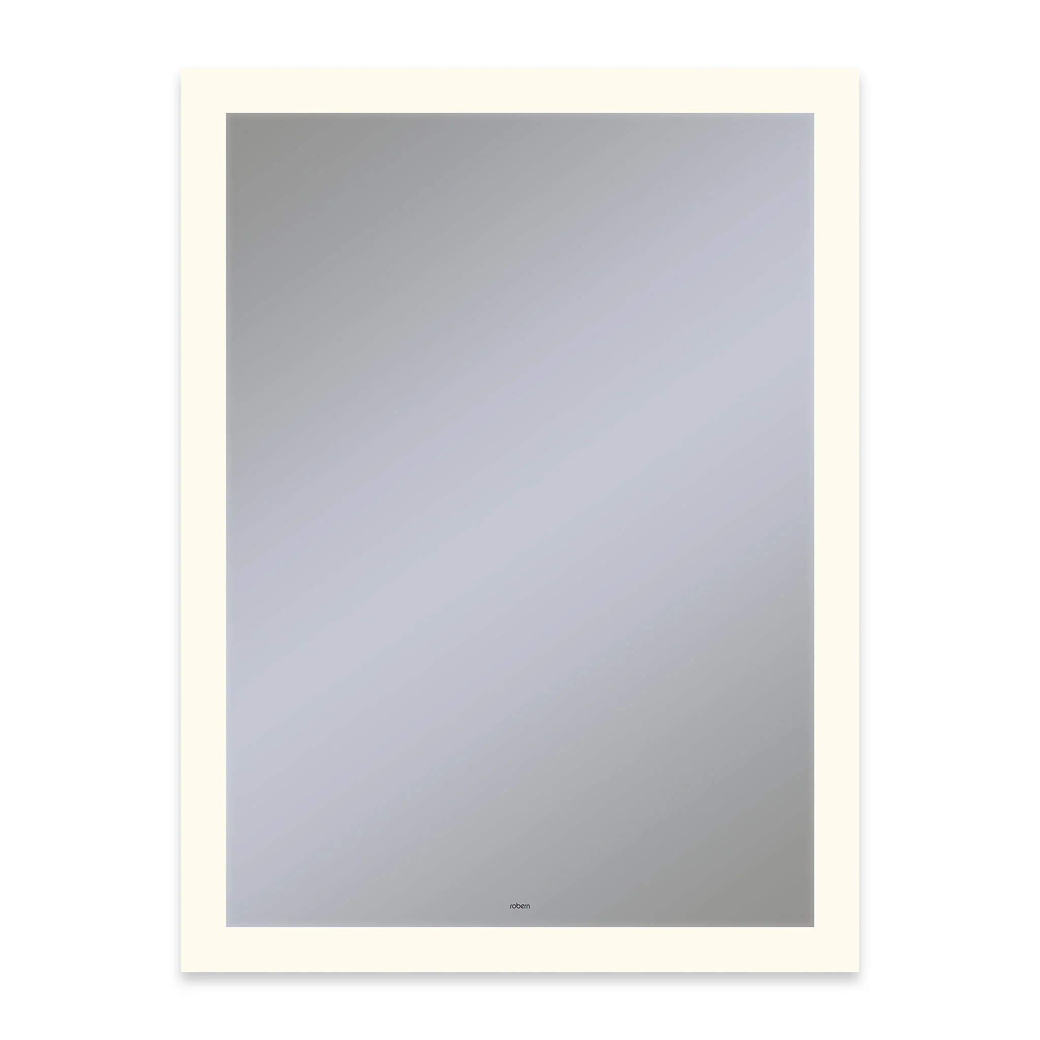 robern YM3040RPFPD3K Vitality Lighted Mirror, 30" x 40" x 1-3/4", Rectangle, Perimeter Light Pattern, 2700K Temperature (Warm Light), Dimmable, Defogger, Title 24 Compliant
