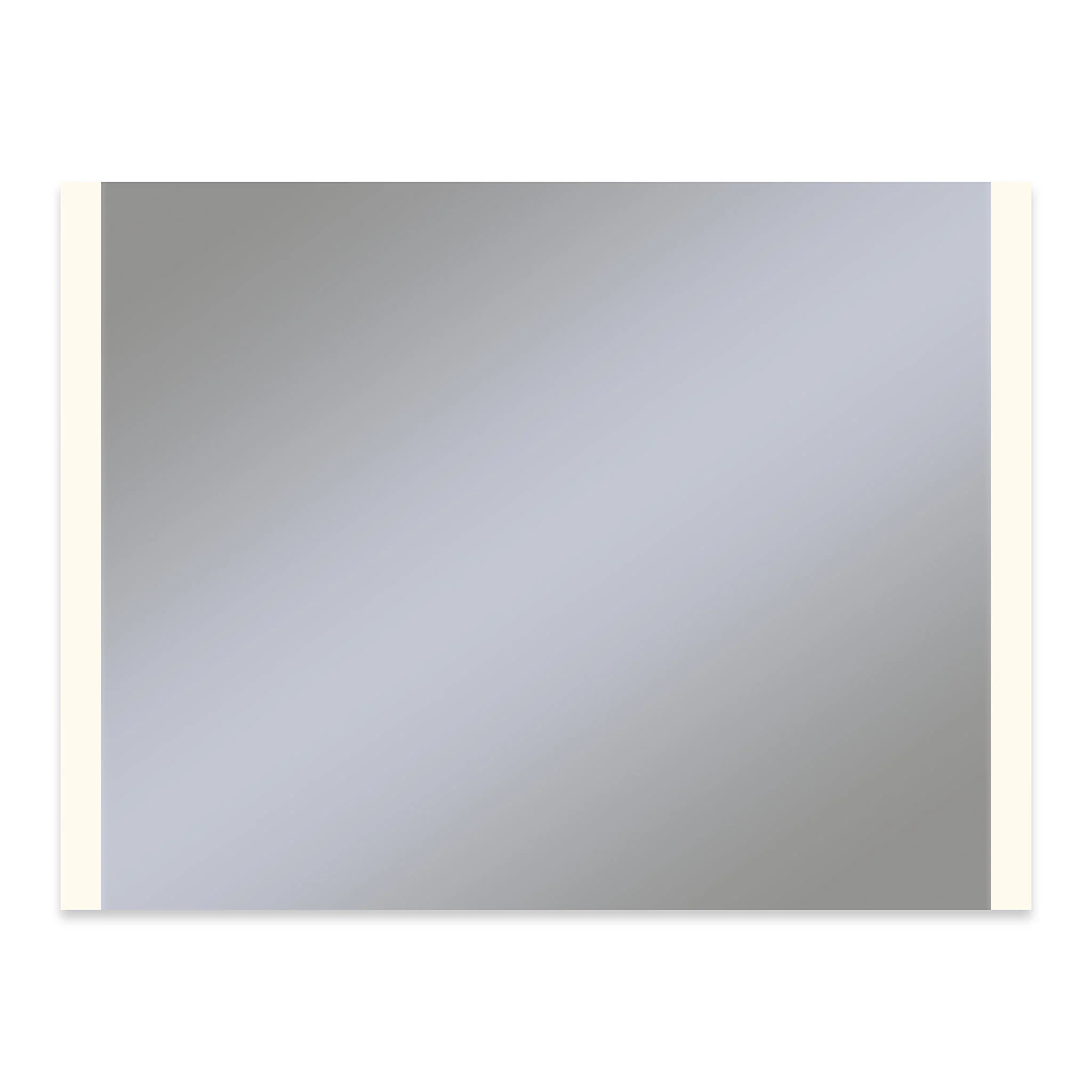 robern YM4836RSFPD3P Vitality Lighted Mirror, 48" x 36" x 1-3/4", Rectangle, Edge Lit Light Pattern, 2700K Temperature (Warm Light), Dimmable, Defogger, Flippable